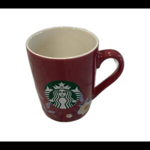 Starbucks Plum Magnolia 10 oz. Ceramic Mug. Microwave / Dishwasher Safe LNWOT